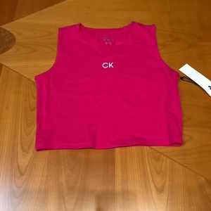 Calvin Klein hot pink performance top